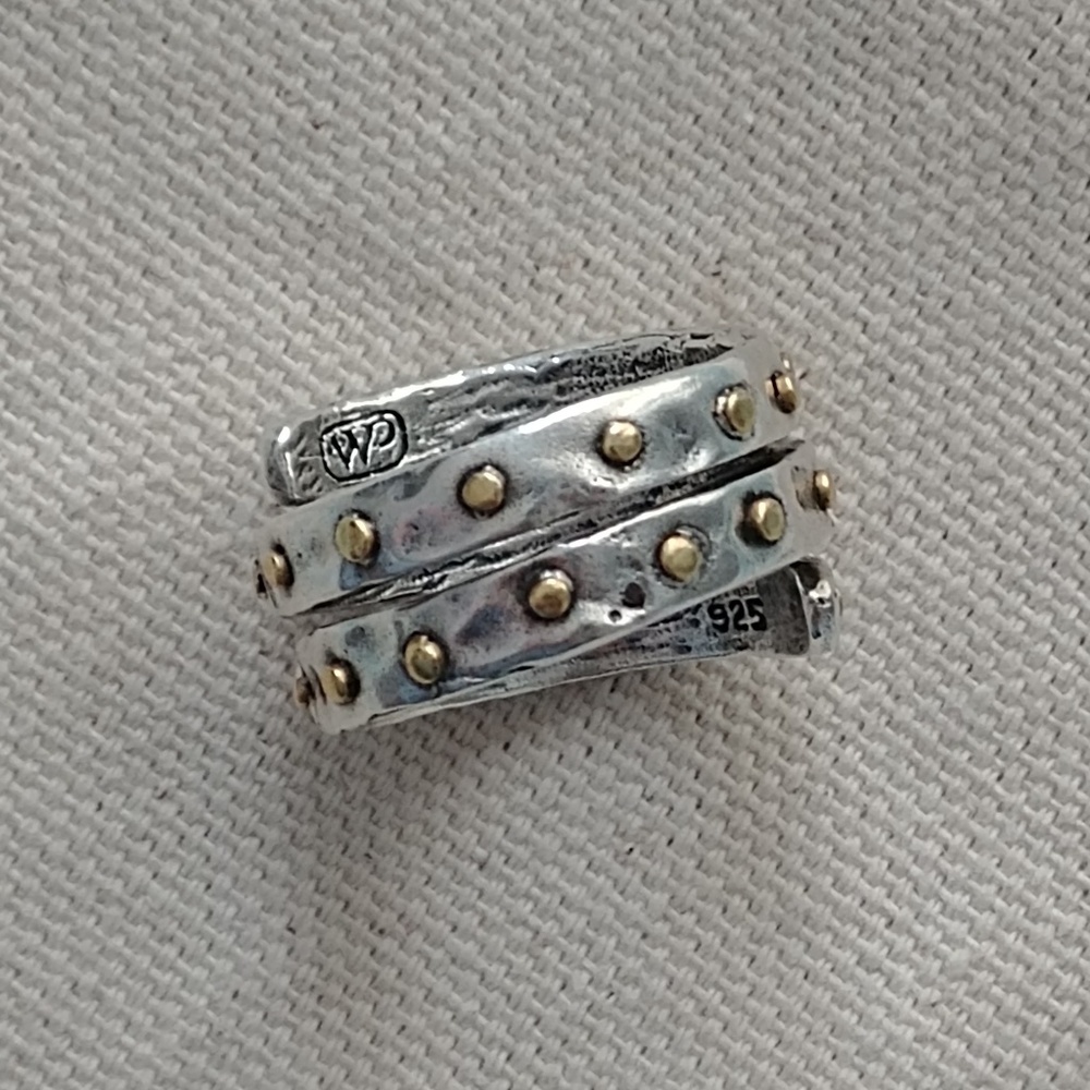 Waxing Poetic studded ring